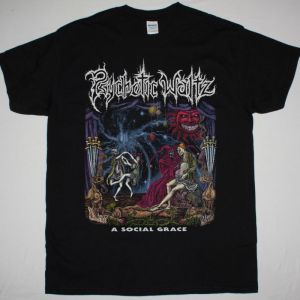 PSYCHOTIC WALTZ A SOCIAL GRACE 1990 NEW BLACK T SHIRT