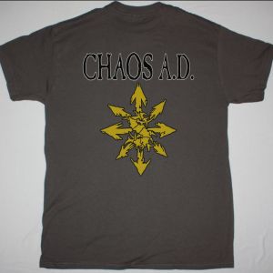 SEPULTURA CHAOS A.D. TOUR NEW GREY T SHIRT