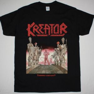 KREATOR TERRIBLE CERTAINTY NEW BLACK T SHIRT