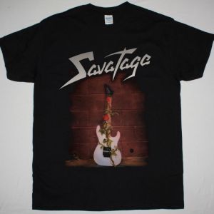 SAVATAGE FROM THE DUNGEONS TO THE STREETS NEW BLACK T-SHIRT
