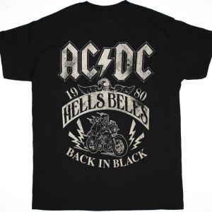AC /DC HELLS BELLS 1980 AC/DC NEW BLACK T-SHIRT