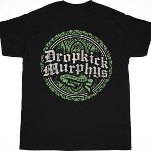 DROPKICK MURPHYS BOSTON MASS NEW BLACK T SHIRT