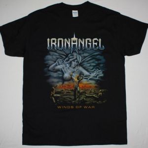 IRON ANGEL WINDS OF WAR NEW BLACK T SHIRT