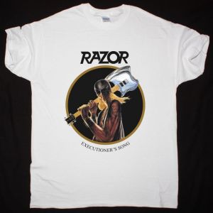 RAZOR EXECUTIONER'S SONG WHITE NEW WHITE T SHIRT