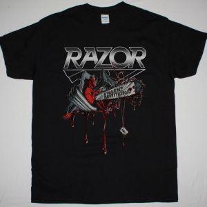 RAZOR VIOLENT RESTITUTION NEW BLACK T SHIRT