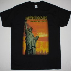 MESHUGGAH CONTRADICTIONS COLLAPSE 1991 NEW BLACK T-SHIRT