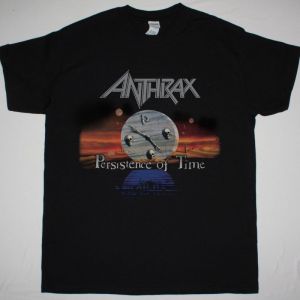 ANTHRAX PERSISTANCE OF TIME NEW BLACK T-SHIRT