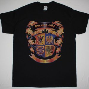 RUNNING WILD BLAZON STONE NEW BLACK T SHIRT