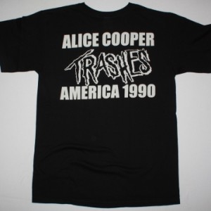 ALICE COOPER TRASH NEW BLACK T SHIRT