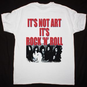 SKID ROW VINTAGE MONA LISA 1989 NEW WHITE T-SHIRT