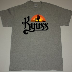 KYUSS BLACK WIDOW NEW SPORTS GREY T-SHIRT