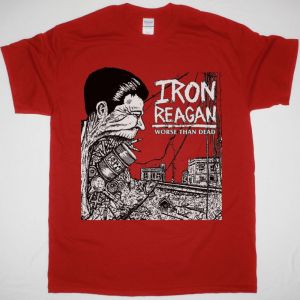 IRON REAGAN WORSE THAN DEAD NEW RED T-SHIRT