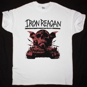 IRON REAGAN WARNING NEW WHITE T-SHIRT
