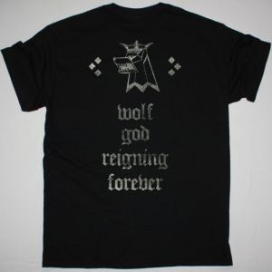 GRAND MAGUS WOLF GOD NEW BLACK T-SHIRT