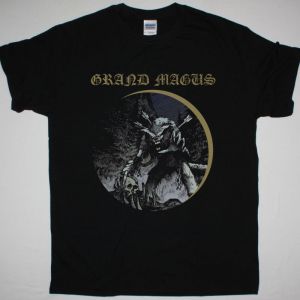 GRAND MAGUS WOLF GOD NEW BLACK T-SHIRT