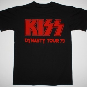 KISS DYNASTY 79 NEW BLACK T-SHIRT