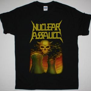 NUCLEAR ASSAULT SURVIVE NEW BLACK T SHIRT