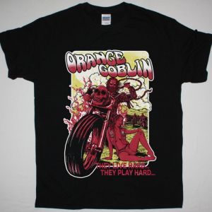 ORANGE GOBLIN THEY LIVE HARD NEW BLACK T-SHIRT