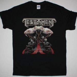 TESTAMENT BROTHERHOOD OF SNAKE NEW BLACK T-SHIRT