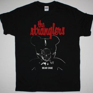 THE STRANGLERS BEAR CAGE 1979 EP NEW BLACK T-SHIRT