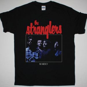 THE STRANGLERS NO MERCY 1984 EP NEW BLACK T-SHIRT