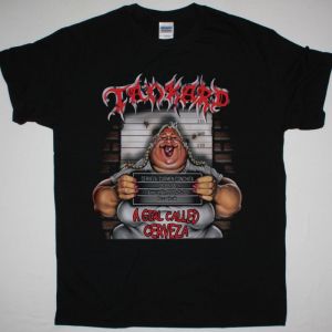 TANKARD A GIRL CALLED CERVEZA NEW BLACK T-SHIRT
