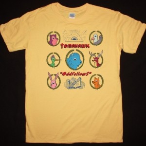 TOMAHAWK ODDFELLOWS NEW YELLOW T-SHIRT