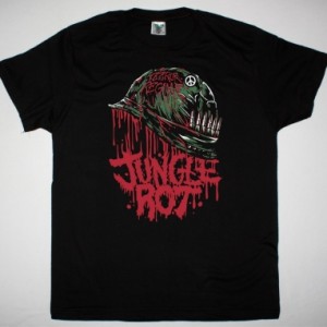 JUNGLE ROT FULL METAL ROT NEW BLACK T-SHIRT