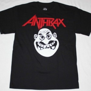 ANTHRAX NOT MAN NEW BLACK T-SHIRT