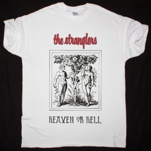 THE STRANGLERS HEAVEN OR HELL NEW WHITE T-SHIRT