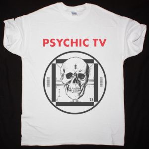 PSYCHIC TV FORCE THE HAND OF CHANCE NEW WHITE T-SHIRT
