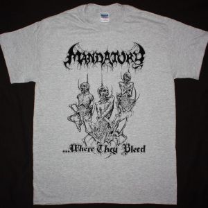 MANDATORY WHERE THEY BLEED NEW SPORT GREY T-SHIRT