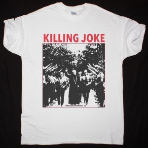 KILLING JOKE MALICIOUS DAMAGE NEW WHITE T-SHIRT