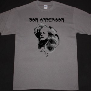 JON ANDERSON YES NEW GREY CHARCOAL T-SHIRT