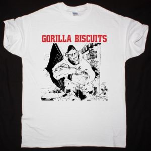 GORILLA BISCUITS GORILLA BISCUITS NEW WHITE T SHIRT
