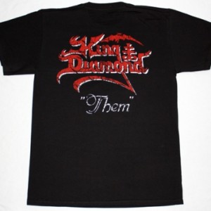 KING DIAMOND THEM NEW BLACK T-SHIRT