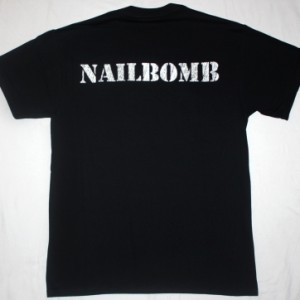 NAILBOMB POINT BLANK'94 NEW BLACK T-SHIRT
