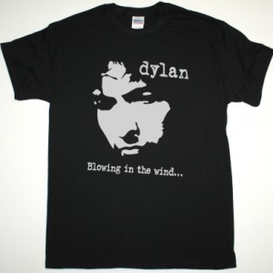 BOB DYLAN BLOWING IN THE WIND NEW BLACK T-SHIRT