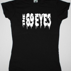 THE 69 EYES LOGO NEW BLACK  LADY T-SHIRT