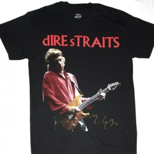 DIRE STRAITS MARK KNOPFLER NEW BLACK T-SHIRT