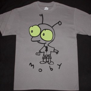 MOBY LITTLE IDIOT  NEW GREY CHARCOAL T-SHIRT
