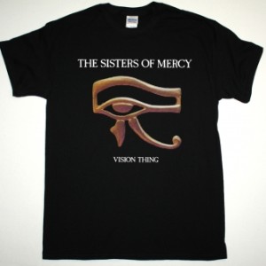 SISTERS OF MERCY VISION THING NEW BLACK T-SHIRT