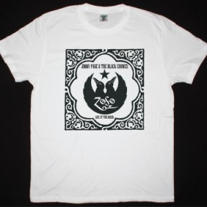 JIMMY PAGE AND THE BLACK CROWES NEW WHITE T-SHIRT