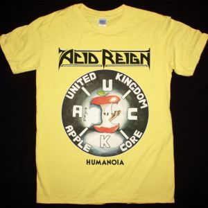 ACID REIGN HUMANOIA NEW YELLOW T-SHIRT