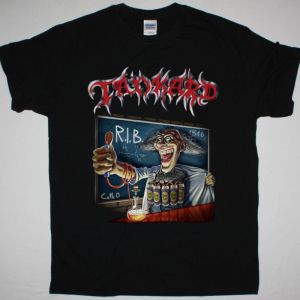 TANKARD R.I.B. REST IN BEER NEW BLACK T-SHIRT