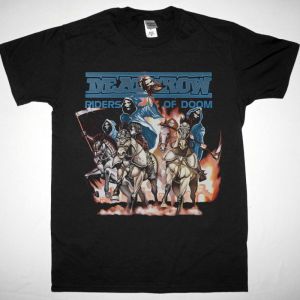 DEATHROW RIDERS OF DOOM 1986 NEW BLACK T-SHIRT