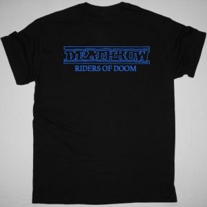 DEATHROW RIDERS OF DOOM 1986 NEW BLACK T-SHIRT