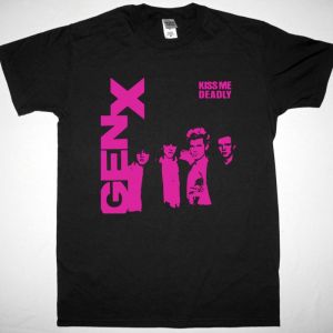 GENERATION X KISS ME DEADLY 1981 NEW BLACK T SHIRT