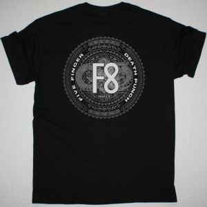 FIVE FINGER DEATH PUNCH F8 NEW BLACK T-SHIRT