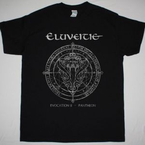 ELUVEITIE EVOCATION II PANTHEON  NEW BLACK T SHIRT